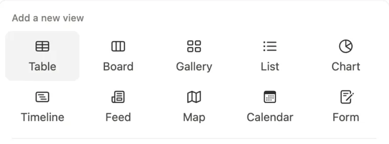 Notion Views