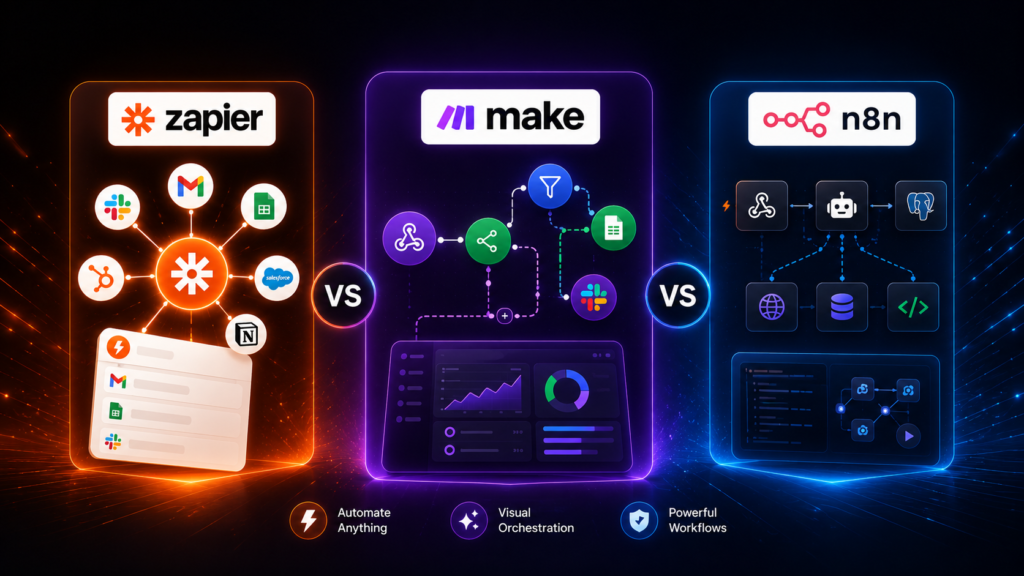 zapier vs make vs n8n