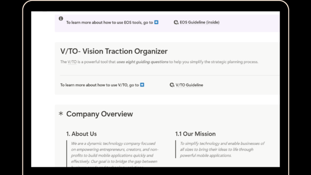 Camel Tech Notion Template